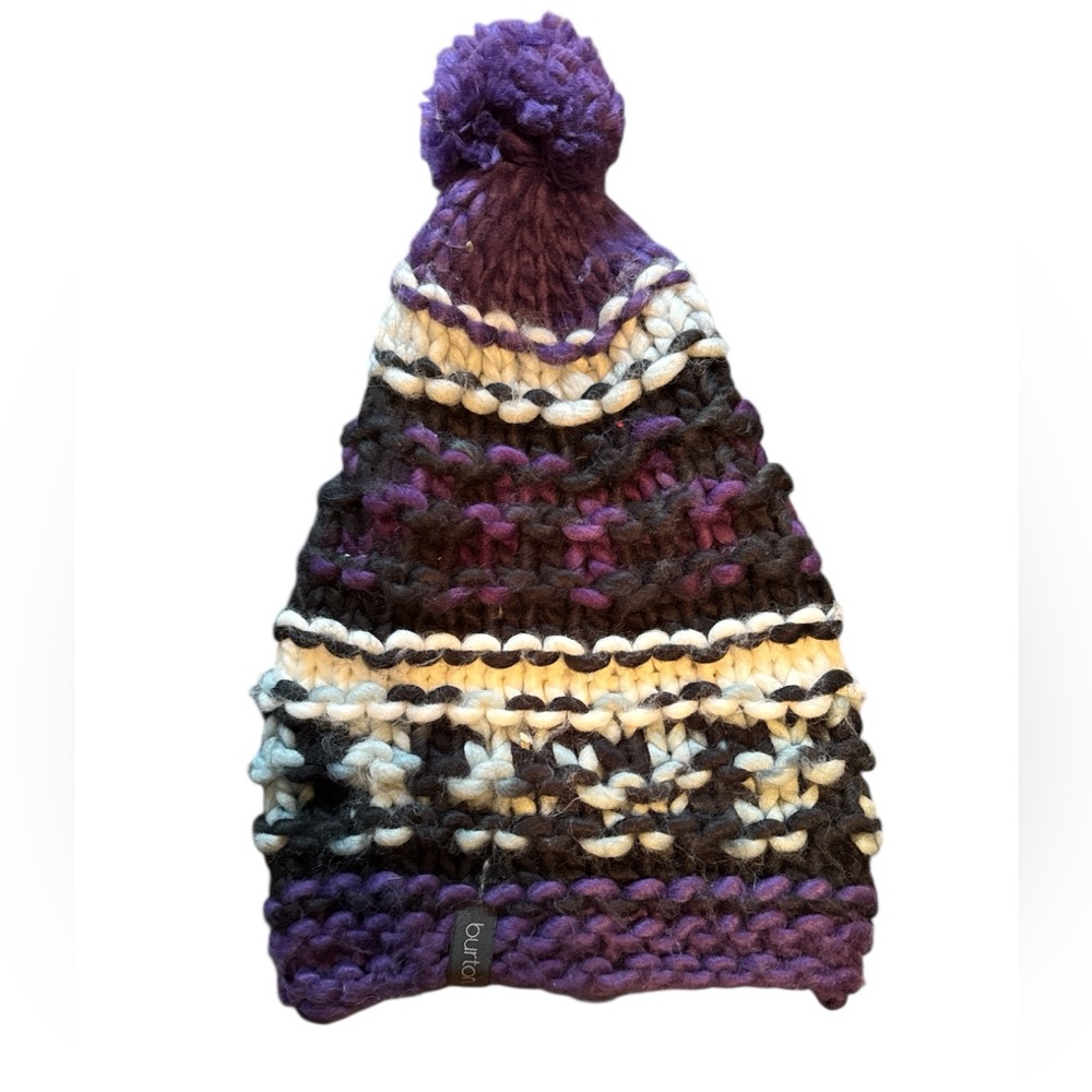Burton Purple and Black Knit Beanie